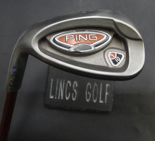 LeftHanded Ping i10 Blue Dot Sand Wedge Regular Graphite Shaft Ping Grip