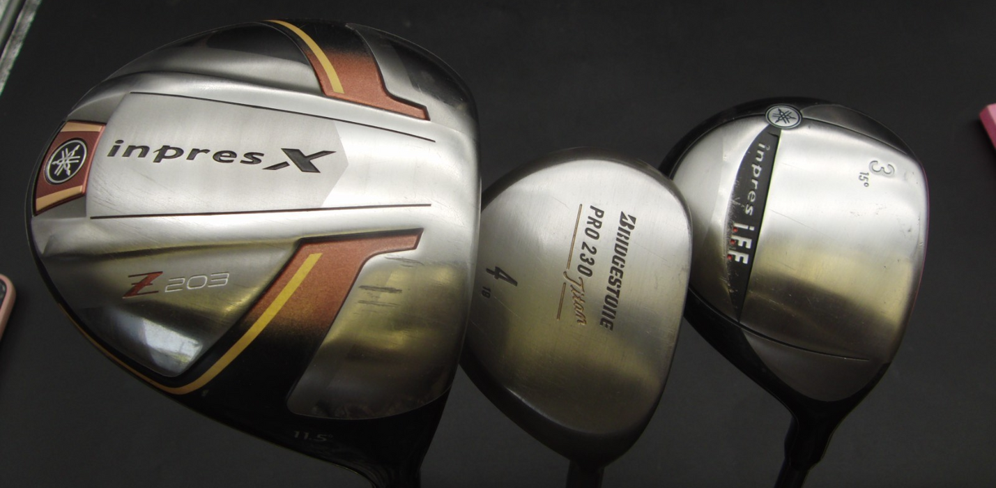 Set Of Fourteen 6-PW Irons + 11.5 InpresX Driver + 3 Wood + 4 Wood + Putter