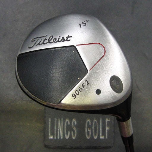 Titleist 906F2 15° 3 Wood Stiff Graphite Shaft Iomic Grip