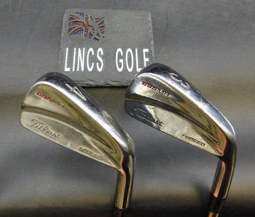 Set of 2 Titleist 695 MB Forged 3 and 4 Irons Regular Steel Shafts G/Pride Grips