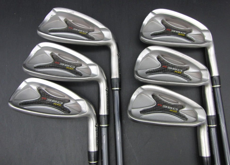 Set of 6x TaylorMade R360 XD 5-PW Irons Regular Graphite Shafts TaylorMade Grips