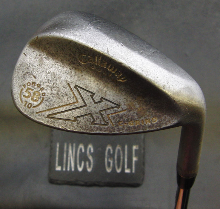 RAW Callaway X C-Grind Forged 58° Sand Wedge Regular Steel Shaft Iomic Grip