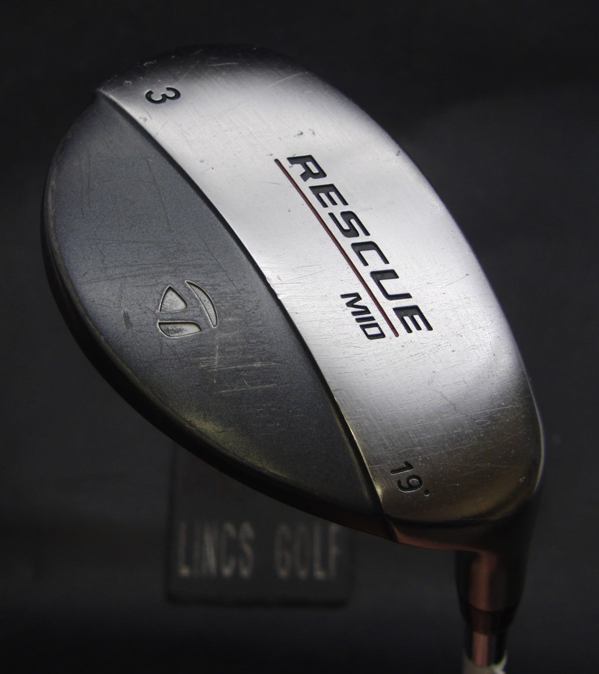 TaylorMade Rescue Mid 19° 3 Hybrid Regular Steel Shaft Golf Pride Grip ...
