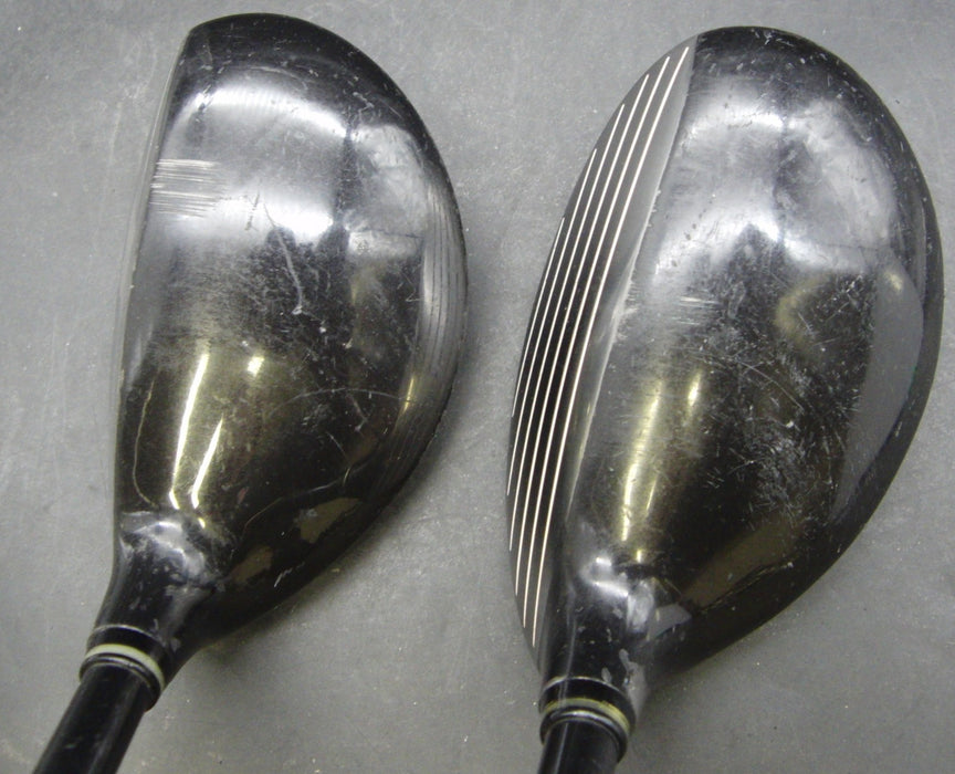 Set of 2 Kasco Power Tornado Super 77 & 99 Hybrids Regular Graphite Shafts