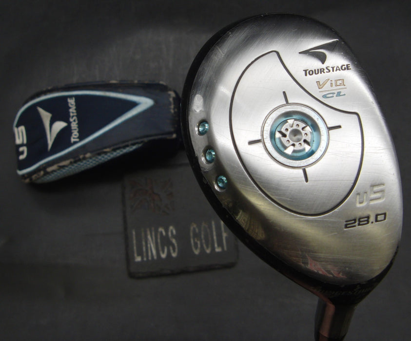 Ladies Bridgestone Tourstage ViQ CL 28° 5 Hybrid Ladies Graphite Shaft