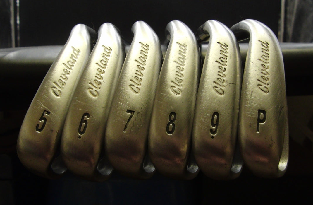 Set of 6 x Cleveland CGC Irons 5PW Stiff Steel Shafts Cleveland Grips