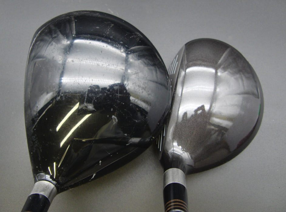 Set of 2 Srixon Trajectory Control 9.5° Driver + 14° 3 Wood Stiff Graphite Shaft