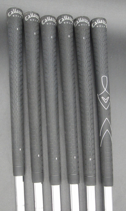 Set of 6x Callaway Big Bertha 2006 Irons 5-PW Stiff Steel Shafts Callaway Grips*