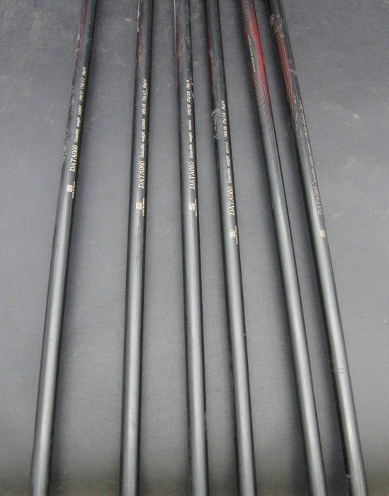 Set of 6x PRGR U+ 100 H/S Hybrid Irons 6-PW+AW Regular Graphite Shafts