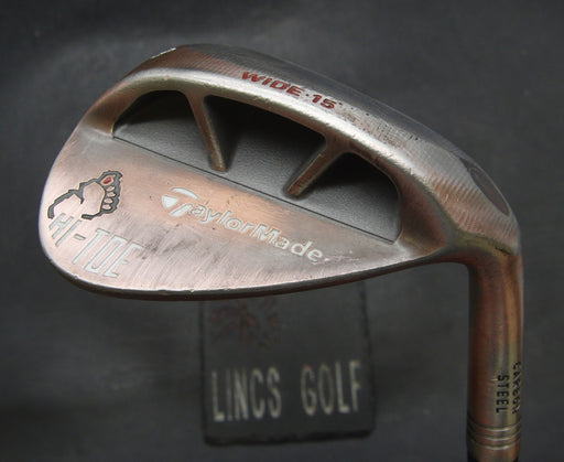 TaylorMade HI-TOE Big Foot Carbon Steel 58° Sand Wedge Stiff Steel Shaft*