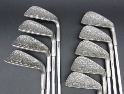 Set of 9x Slazenger Accu-Power 3-SW Irons Regular Steel Shafts Black Grips