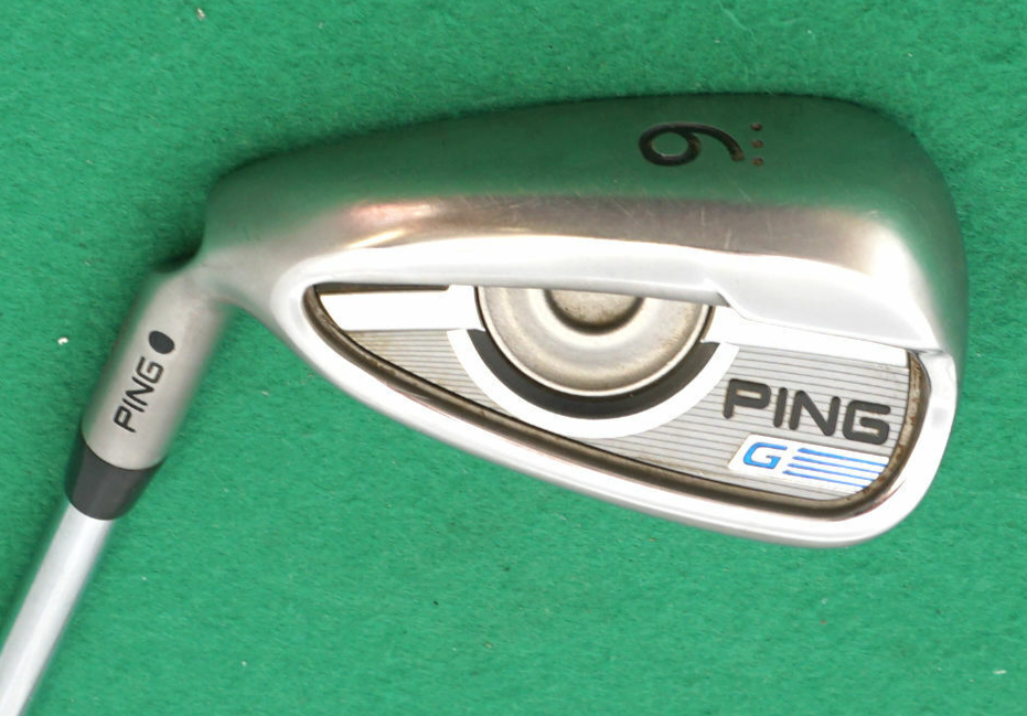 Left Handed Ping G Series Black Dot 9 Iron Regular Steel Shaft Golf Pride Grip