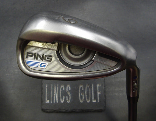 Ping G Series Blue Dot 9 Iron Regular Graphite Shaft  (Missing Weight)