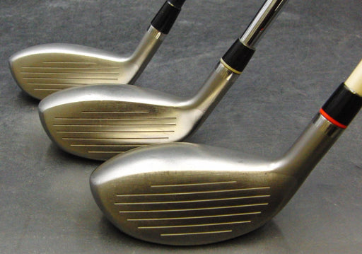 Set of 3 Akira UI 18° 2+21° 3+24° 4 Hybrids Regular Graphite+Stiff Steel Shafts