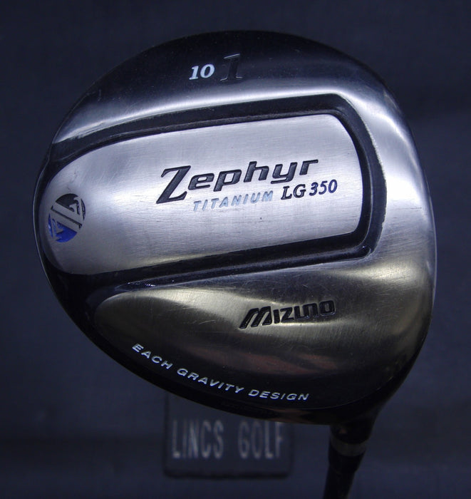 Mizuno Zephyr LG 350 Titanium 10° Driver Regular Graphite Shaft STM Grip
