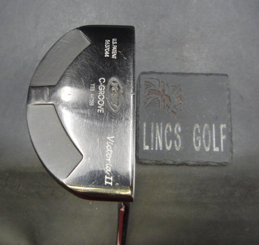 Yes C-Groove Victoria II Putter Steel Shaft 86.5cm Length Psyko Grip
