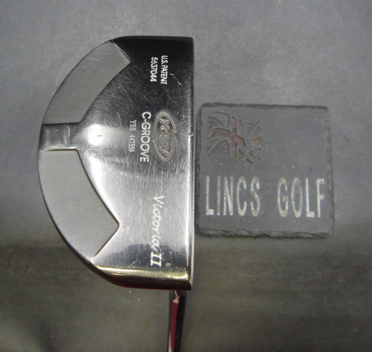 Yes C-Groove Victoria II Putter Steel Shaft 86.5cm Length Psyko Grip