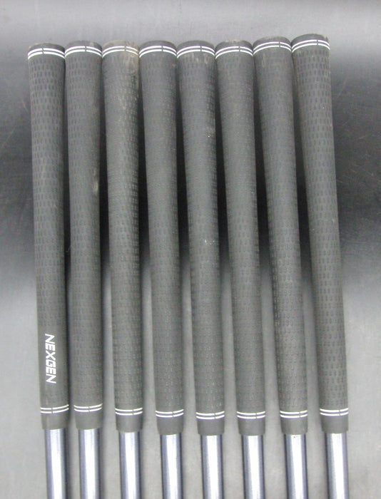 Set of 8x Callaway Hawkeye Irons 5-SW+AW Regular Graphite Shafts Nexgen Grips*