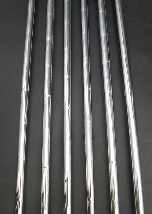 Set of 6x World Eagle F-01 6-SW Irons Regular Steel Shafts Black Grips*