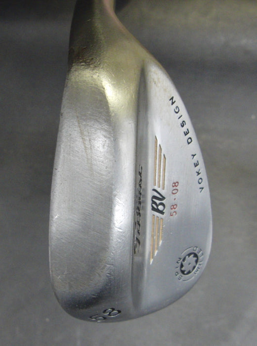 Titleist Vokey Design BV 58° Sand Wedge Regular Steel Shaft Golf Pride Grip