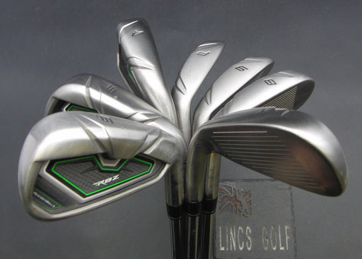 Set of 7x TaylorMade RBZ 4-PW Irons Stiff Steel Shafts TaylorMade Grips **
