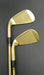 Japanese Set of 2 x Tsuruya Axel Gold Irons 3+4 Regular Graphite Shafts