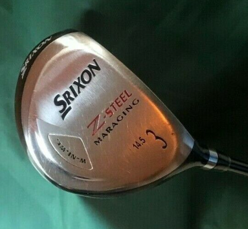 Srixon Z-Steel Maraging 14.5° 3 Wood Stiff Graphite Shaft Srixon Grip