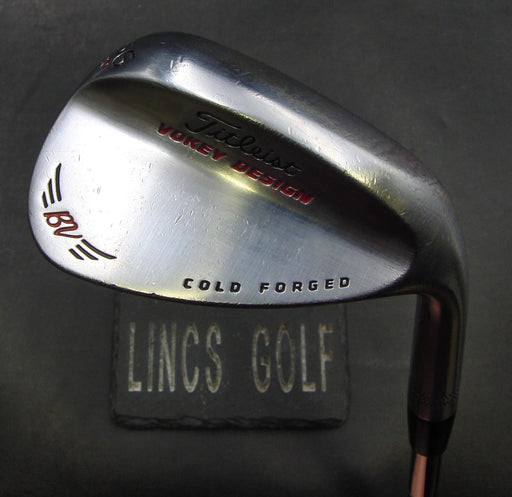 Titleist BV Vokey Design Cold Forged Sand Wedge Stiff Steel Shaft GolfPride Grip