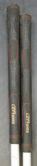 Set of 2 John Letters T8 21° 3 & 24° 4 Hybrids Uniflex Graphite Shafts JL Grips