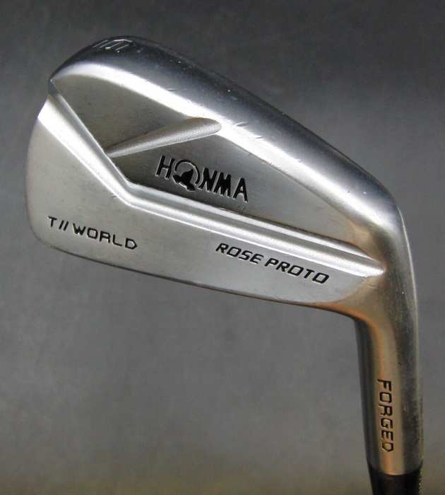 Honma Forged T World Rose Proto 6 Iron Extra Stiff Steel Shaft Honma Grip