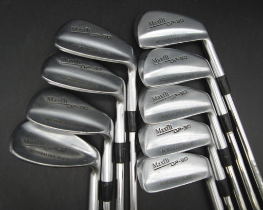Set of 9x Maxfli DP-30 Australian Blade Irons 3-SW Regular Steel Shafts +Grips