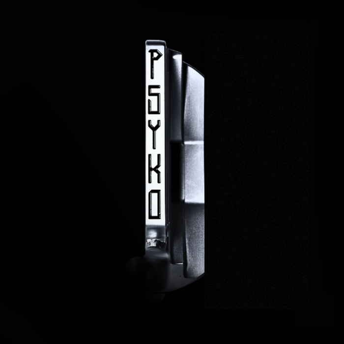 PSYKO SWITCHBLADE CNC Milled Putter Twisted Neck (welded to the head) Headcover