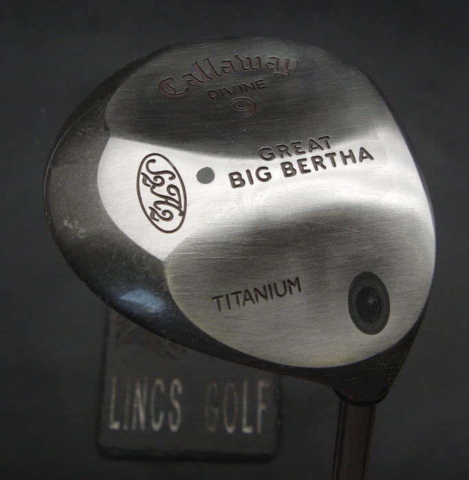Ladies Callaway Great Big Bertha Divine 9 Wood Ladies Graphite Shaft
