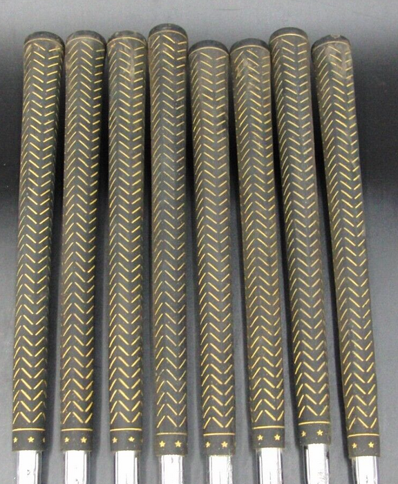Set of 8 x Slazenger Seve Ballesteros Irons 4-SW Regular Steel Shafts Avon Grips