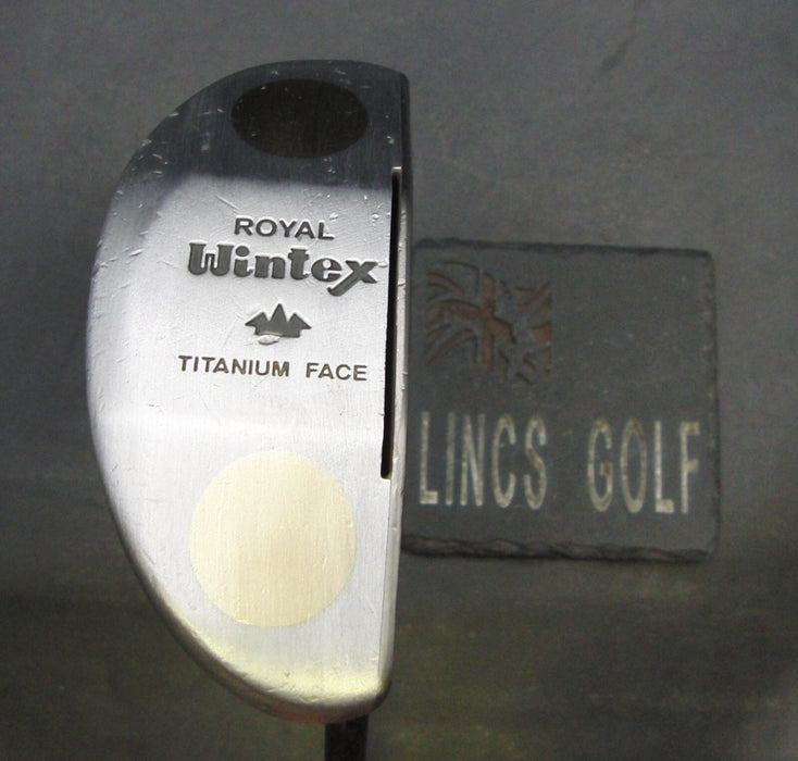 Royal Wintex Titanium Face Putter Steel Shaft 88cm Length Pro Line Grip