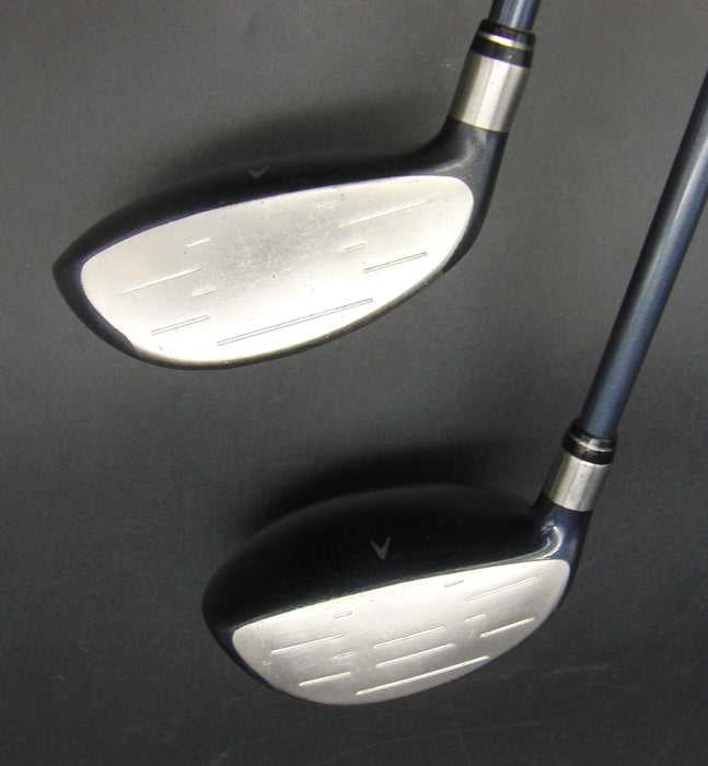 Set of 2 Dunlop Hi-Brid CF1 Maraging Face 3  & 5 Hybrids Regular Graphite Shafts