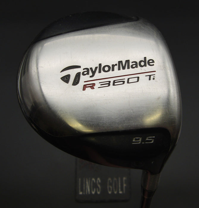 TaylorMade R360 Ti 9.5° Driver Stiff Graphite Shaft Golf Pride Grip
