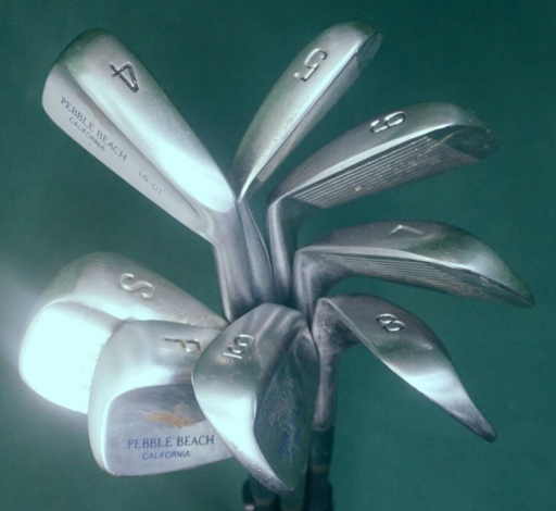 Vintage Ladies Set Of 8 x Pebble Beach LS-01 Irons 4-SW Ladies Graphite Shafts