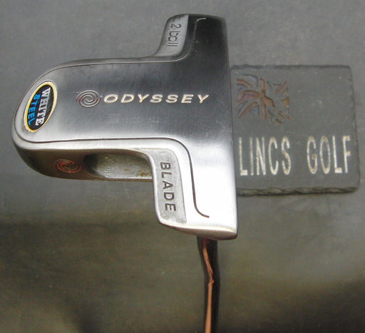 Odyssey White Steel 2-Ball Blade Putter 86.5cm Length Steel Shaft Acer Grip