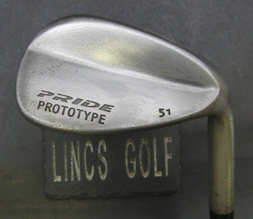 Pride Prototype 51° Sand Wedge Regular Steel Shaft Golf Pride Grip