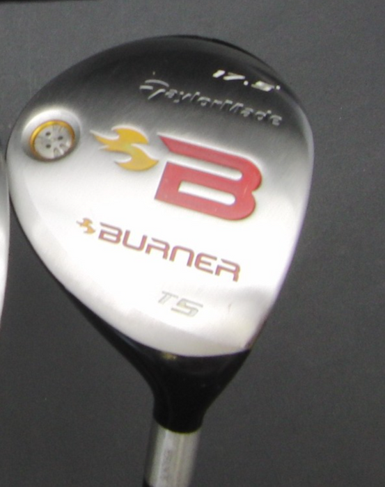 TaylorMade Burner 17.5° 5 Wood Stiff Graphite Shafts (New Midsize Grip) + HC