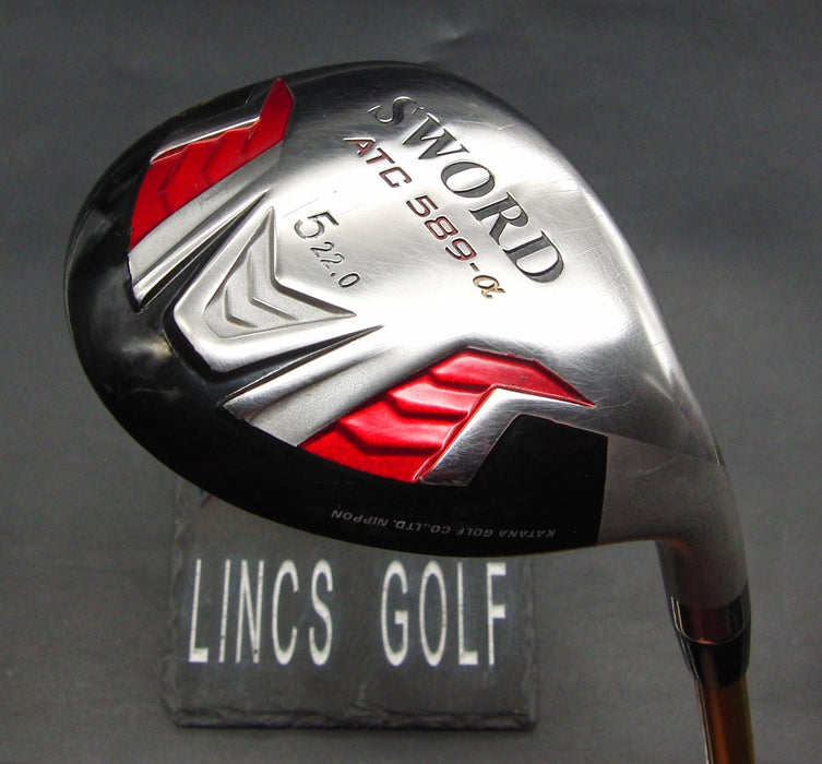 Sword ATC 589-a 22° 5 Wood Regular Graphite Shaft Golf Pride Grip