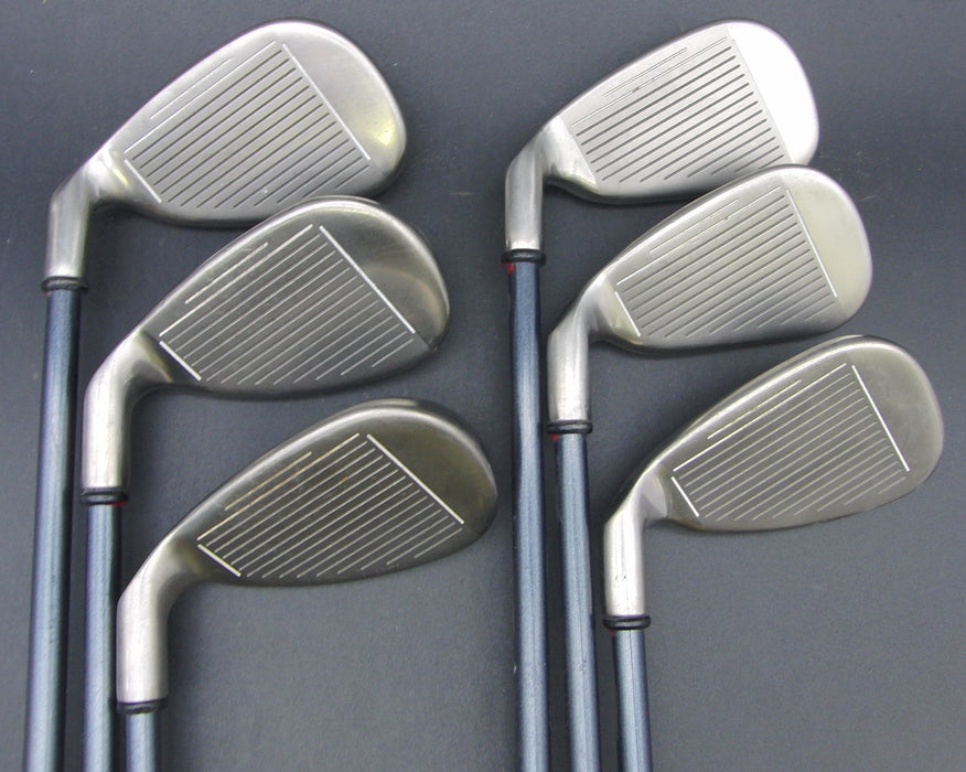 Set of 6x Callaway HawkEye Irons 6-PW+AW Regular Graphite Shafts BigBertha Grips