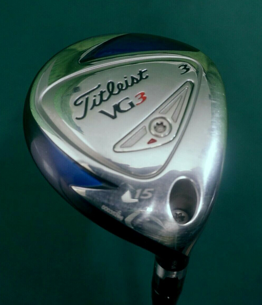 Titleist VG3 15° 3 Wood Stiff Graphite Shaft Golf Pride Grip