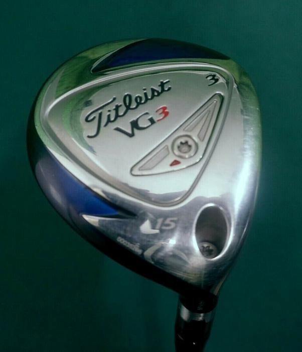 Titleist VG3 15° 3 Wood Stiff Graphite Shaft Golf Pride Grip