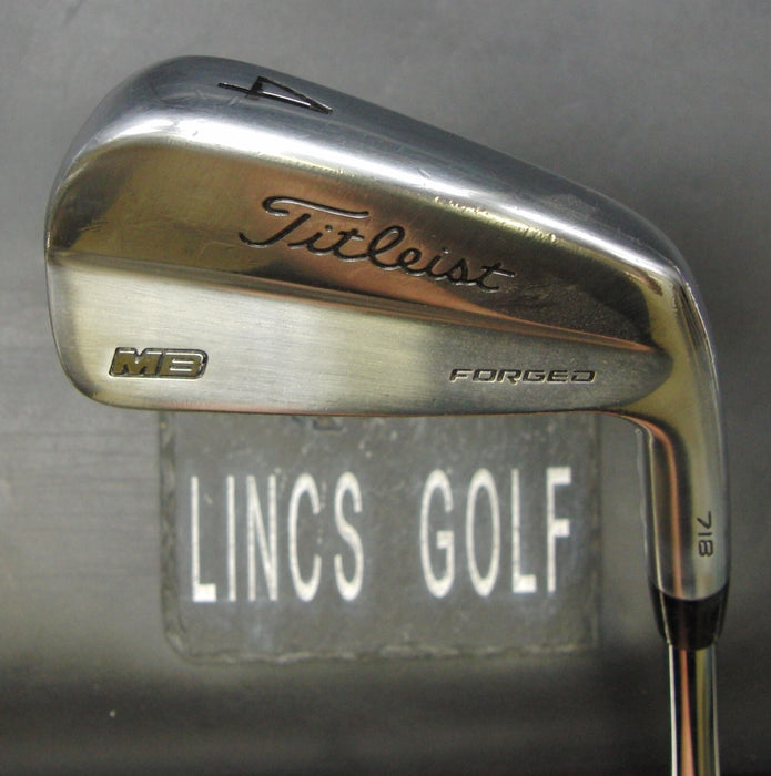 Titleist 718 MB Forged 4 Iron Stiff Steel Shaft Golf Pride Grip