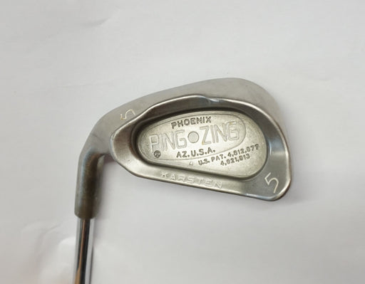 Left Handed Ping Zing White Dot 5 Iron R300 Regular Steel Shaft Iguana Grip