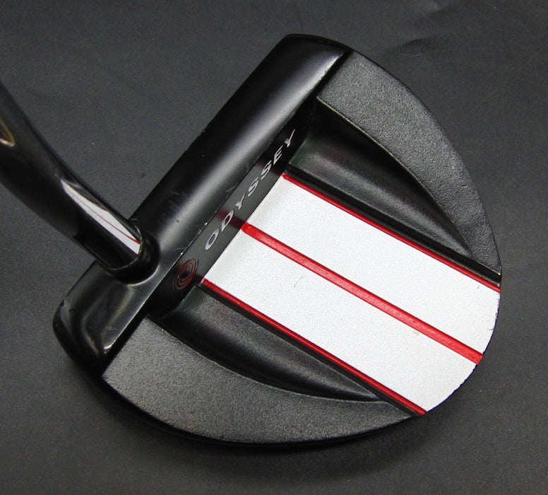 Odyssey White Rize V-Line 5 Putter 87cm Playing Length Steel Shaft Odyssey Grip