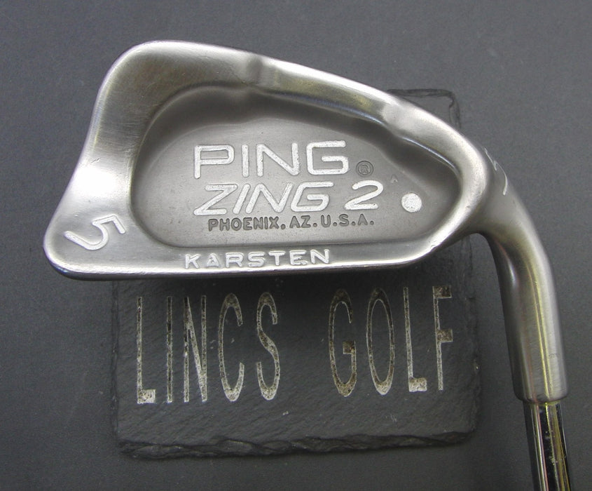 Ping Zing 2 White Dot 5 Iron Regular Steel Shaft Swing Rite Grip