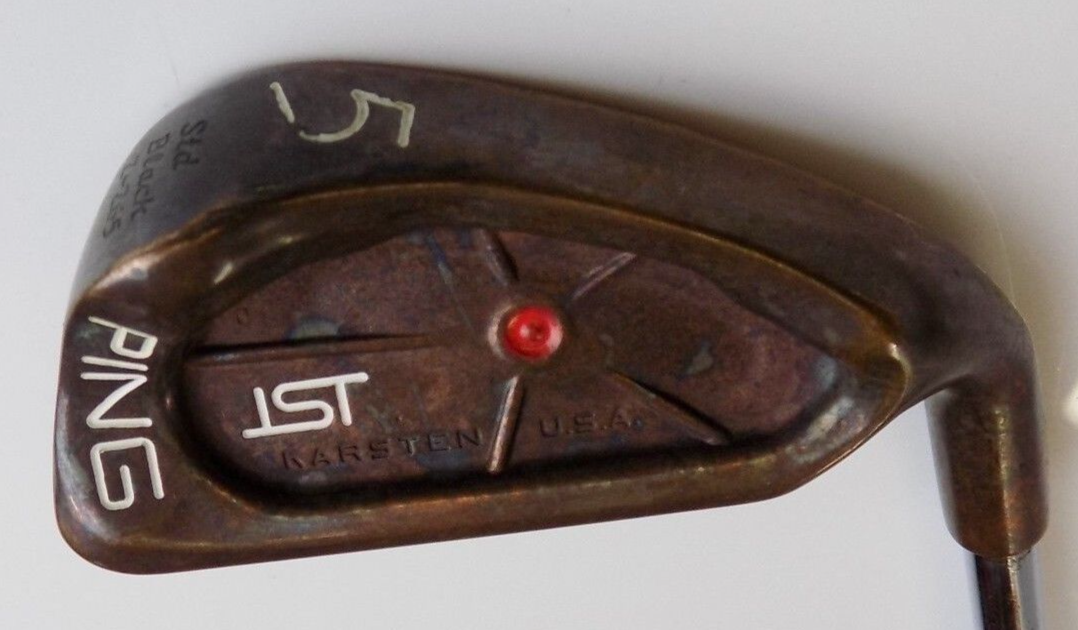 Ping ISI BeCu Copper Beryllium Red Dot 5 Iron Cusin ZZ 65 Stiff Flex Steel Shaft